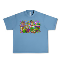 Pebble Blue Mardi Gras coffee cups Urban Heavy Tee - HowdyJamesFarm