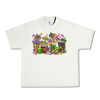 Pistachio Mardi Gras coffee cups Urban Heavy Tee - HowdyJamesFarm