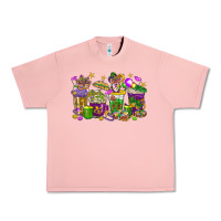 Salmon Mardi Gras coffee cups Urban Heavy Tee - HowdyJamesFarm