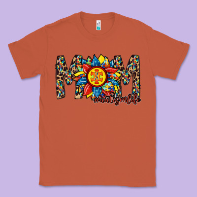 Mom Autism Classic Tee Designed By Racoondesign