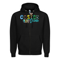Black easter vibes Zipper Hoodie - CowhideDigitalArt