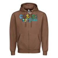 Chestnut easter vibes Zipper Hoodie - CowhideDigitalArt