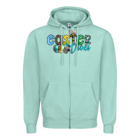Seafoam easter vibes Zipper Hoodie - CowhideDigitalArt