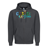 Smoke easter vibes Zipper Hoodie - CowhideDigitalArt
