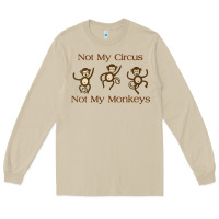 Mushroom Womens Not My Circus Not My Monkeys Gifts - Funny Political Novelty V- Long Sleeve Tee - minhPixels