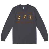 Smoke Womens Not My Circus Not My Monkeys Gifts - Funny Political Novelty V- Long Sleeve Tee - minhPixels
