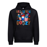 Black red white boozy Urban Hoodie - AdoDesignShop
