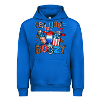 Cobalt red white boozy Urban Hoodie - AdoDesignShop