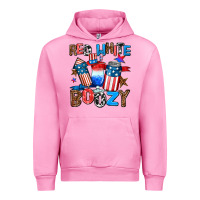Fuchsia Pink red white boozy Urban Hoodie - AdoDesignShop