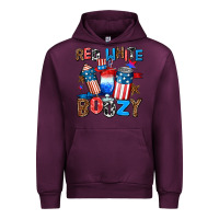 Mauve Wine red white boozy Urban Hoodie - AdoDesignShop