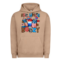 Pigment Burro red white boozy Urban Hoodie - AdoDesignShop
