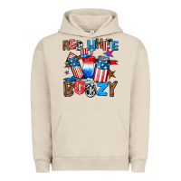 Pigment French Oak red white boozy Urban Hoodie - AdoDesignShop
