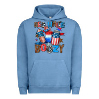 Pigment Pebble Blue red white boozy Urban Hoodie - AdoDesignShop