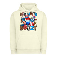 Pigment Pistachio red white boozy Urban Hoodie - AdoDesignShop