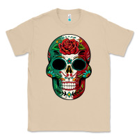 Mushroom Mexican Skull Classic Tee - texasbilliewilder