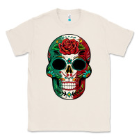 Natural Mexican Skull Classic Tee - texasbilliewilder
