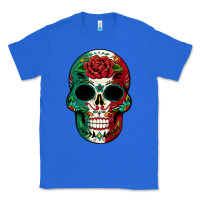 True Royal Mexican Skull Classic Tee - texasbilliewilder