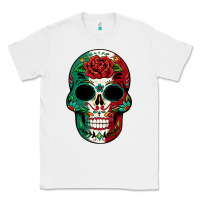 White Mexican Skull Classic Tee - texasbilliewilder