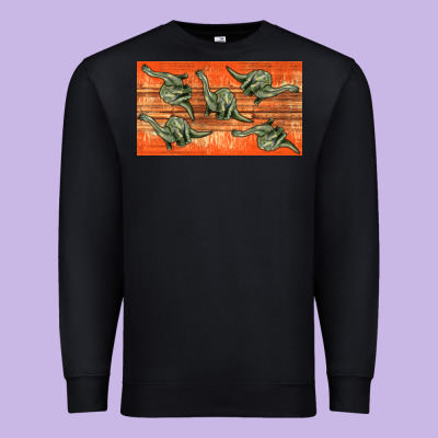 Dinosaur Brontosaurus Sippy Cup Premium Sweatshirt Designed By Artiststas