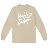 Mushroom Who Dat GIFT Long Sleeve Tee - minhPixels