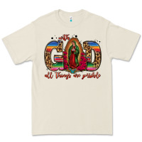 Bone with god all things are possible lady of guadalupe Premium Tee - Jasminsmagicworld