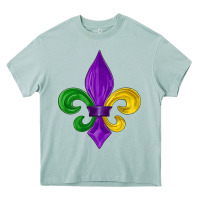 Arona mardi gras fleur de lis Heavy Core Tee - LillyAllenDesigns