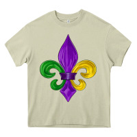 Mossy mardi gras fleur de lis Heavy Core Tee - LillyAllenDesigns