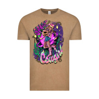 Vintage Coffee Space cowgirl Vintage Tee - HowdyJamesFarm
