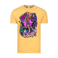 Vintage Mustard Space cowgirl Vintage Tee - HowdyJamesFarm