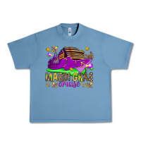 Pebble Blue Mardi Gras Cruise Urban Heavy Tee - HowdyJamesFarm