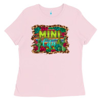 Bubblegum Pink mini cita serape background Ladies Tee - BarkalooDesign