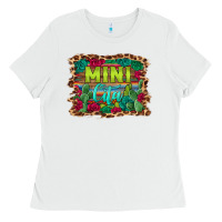 White mini cita serape background Ladies Tee - BarkalooDesign