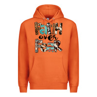 Carrot Faith Over Fear Premium Hoodie - FaDigitalArtStudio