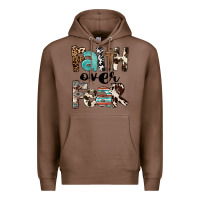 Chestnut Faith Over Fear Premium Hoodie - FaDigitalArtStudio