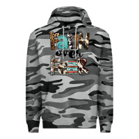 Slate Camo Faith Over Fear Premium Hoodie - FaDigitalArtStudio