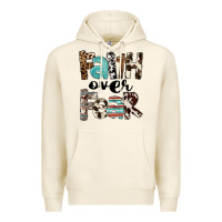 Tofu Faith Over Fear Premium Hoodie - FaDigitalArtStudio
