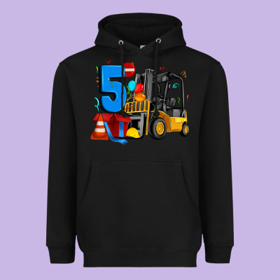 Forklift Birthday Five Heavyweight Hoodie Designed By Artiststas