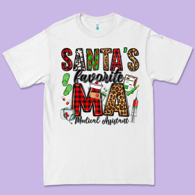 Santa's Favorite Ma Medical Assistant Premium Tee Designed By Jasminsmagicworld