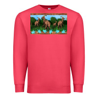 Cardinal parasaurolophus sippy cup Premium Sweatshirt - Artiststas