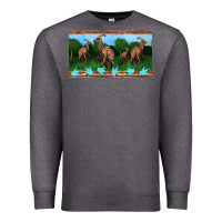 Charcoal Heather parasaurolophus sippy cup Premium Sweatshirt - Artiststas