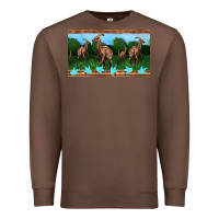Chestnut parasaurolophus sippy cup Premium Sweatshirt - Artiststas