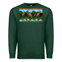 Sports Green parasaurolophus sippy cup Premium Sweatshirt - Artiststas