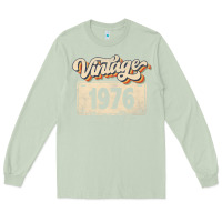 Matcha 46 Year Old Vintage 1976 Men Women 46th Birthday Decor Long Sleeve Tee - minhPixels