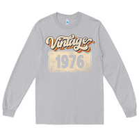 Moon Dust 46 Year Old Vintage 1976 Men Women 46th Birthday Decor Long Sleeve Tee - minhPixels