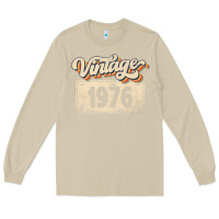 Mushroom 46 Year Old Vintage 1976 Men Women 46th Birthday Decor Long Sleeve Tee - minhPixels