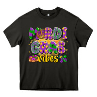 Mardi Gras Vibes Heavy Core Tee | Teevron