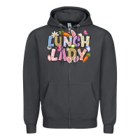 Smoke lunch lady easter Zipper Hoodie - CowhideDigitalArt