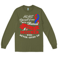 Army Green Hlhs Awareness Support Shirt Awesome Gift For Awesome Family Long Sleeve Tee - minhPixels