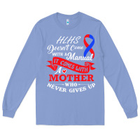 Colony Blue Hlhs Awareness Support Shirt Awesome Gift For Awesome Family Long Sleeve Tee - minhPixels