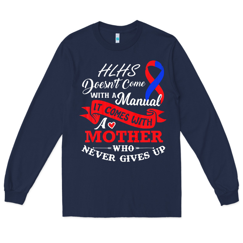 Hlhs Awareness Support Shirt Awesome Gift For Awesome Family Long Sleeve Tee by minhPixels | Teevron